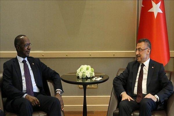 معاون رئیس جمهوری ترکیه با همتای سودانی خود دیدار کرد