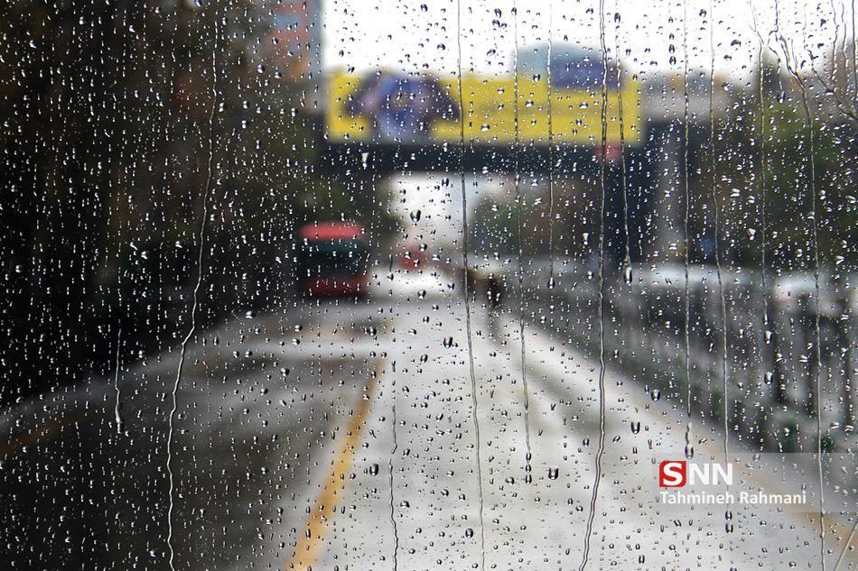 بارش پراکنده باران در تهران، بارش باران در 12 استان کشور