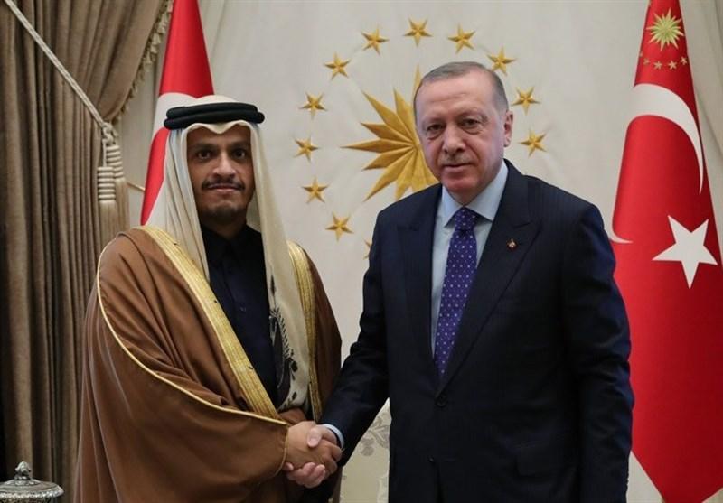 ملاقات وزیر خارجه قطر با اردوغان