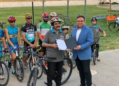 علیرضا افتخاری سفیر سلامت فدراسیون دوچرخه سواری شد