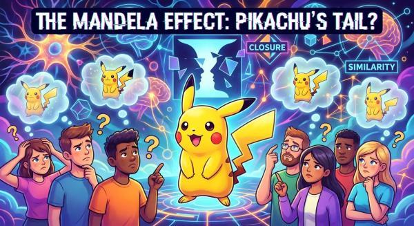 دم پیکاچو سیاه نیست! ربطش با اثر ماندلا و روان شناسی گشتالت