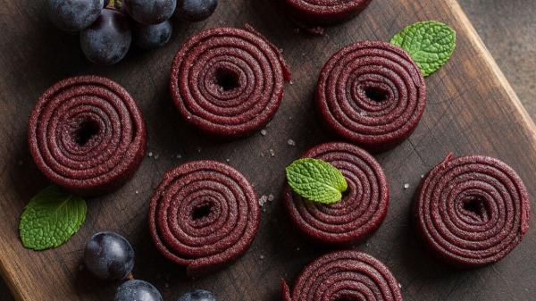 طرز تهیه لواشک انگور هسته دار خانگی در فر؛ خوش رنگ و ملس